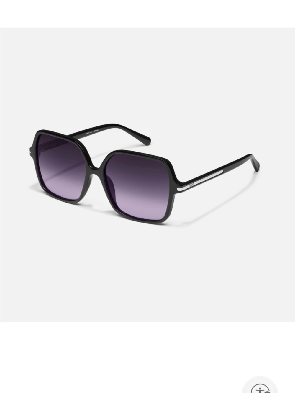 Quay Women’s Black Square Sunglasses